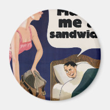 Make me a sandwich refrigerator magnet