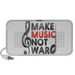 Make Music Not War Doodle Speakers