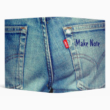Make Note Denium Binders