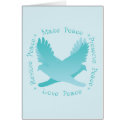 Make Peace, Restore Peace, Preserve, Love Peace cards