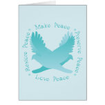 Make Peace, Restore Peace, Preserve, Love Peace Greeting Card