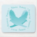 Make Peace, Restore Peace, Preserve, Love Peace mousepads