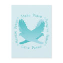 Make Peace, Restore Peace, Preserve, Love Peace postcards
