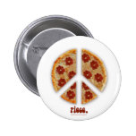 "Make Pizza, Not War" Buttons