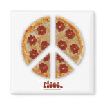 "Make Pizza, Not War" Fridge Magnets