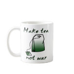 Make Tea Not War Funny Mug Humour