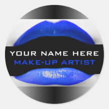 Make-Up Artist Labels Sticker