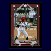 Make Your Own Baseball Card business cards