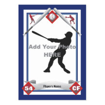 Make Your Own Baseball Card Business Card Template