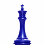 Make your own chess set Blue King photo sculptures
