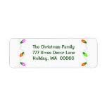 Make Your Own Christmas Envelope Address Labels