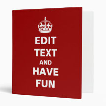 Make your own parody binder!