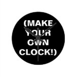 Make Your Own Wall Clock (add text, pics, or art!)