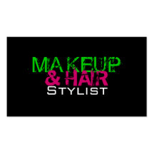 MAKEUP AND HAIR STYLIST BUSINESS CARD TEMPLATES