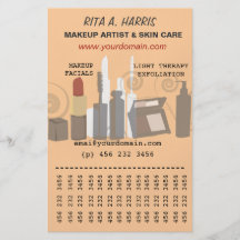 Makeup Artist  Beauty Products  Business Services Full Color Flyer