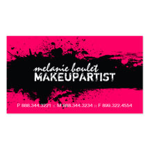 MAKEUP ARTIST BUSINESS CARD