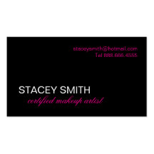 MAKEUP ARTIST BUSINESS CARD