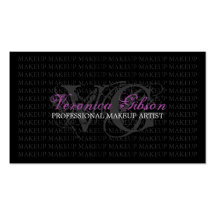 Makeup Artist Business Cards