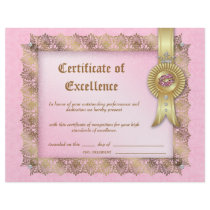 Makeup Artist Certificate of Excellence Diploma