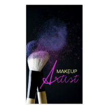 MakeUp Artist, Cosmetology, Salon Business Card