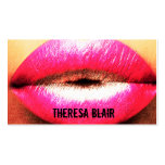 Makeup Artist Edgy Business Card