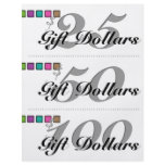 Makeup Artist Gift Certificates Palette Colorful Custom Flyer
