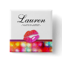 Makeup Artist Glossy Lips Colourful Lights