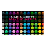 Makeup Artist Palette Business Card Bright