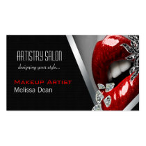 Makeup Artist Salon Business Card