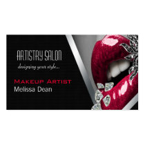 Makeup Artist Salon Business Card