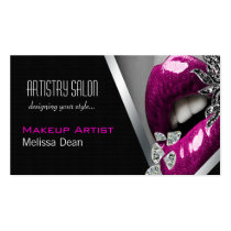 Makeup Artist Salon Business Card