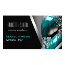 Makeup Artist Salon Business Card
