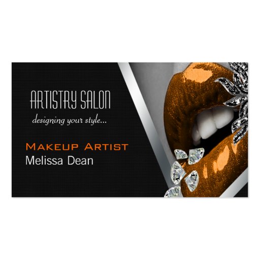 Makeup Artist Salon Business Card