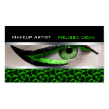 Makeup Artist Salon Print Business Card