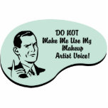 Makeup Artist Voice Cut Outs