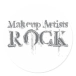 Makeup Artists Rock Stickers