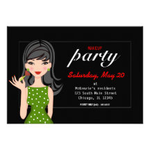 Makeup Party Custom Invitation