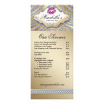 Makeup Rack Card Zebra Luxury Pink Sparkle Silver