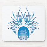 Makeup Skull Mouse Pad