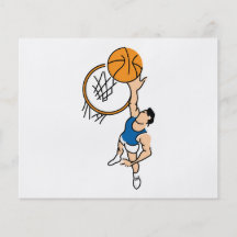 making a dunk simple basketball graphic full color flyer