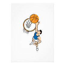 making a dunk simple basketball graphic custom announcements