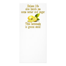Making Lemonade Rack Card Template