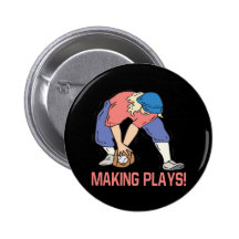 Making Plays Pinback Button