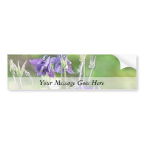 Making Seeds - Blue Columbines Bumper Sticker