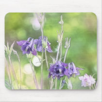Making Seeds - Blue Columbines Mousepads