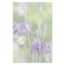 Making Seeds - Blue Columbines Personalized Stationery