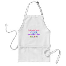 Making the world CUTER one craft at a time! Aprons