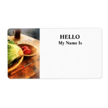 Making Waldorf Salad Custom Shipping Label