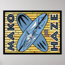 Mako Haze - SOS Poster 18x24