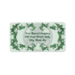 Malachite Ivy Triskel Custom Address Labels